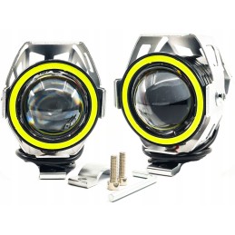 Ring halogen lens motor quad offroad lightbar