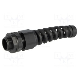 1 pcs x KSS WIRING - AGR20SR - Cable gland, with strain relief, M20, 1.5, IP68, polyamide, black