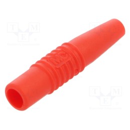 1 pcs x STu00c4UBLI - 22.2250-22 - Red, Overall len: 59.5mm, Socket size: 4mm, for banana sockets