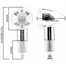 2x turn signals for Davidson Prince motorcycle