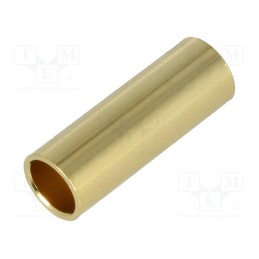 10 pcs x AMASS - - - Plug, 4mm banana, 36A, non-insulated, Contacts: brass gold plated