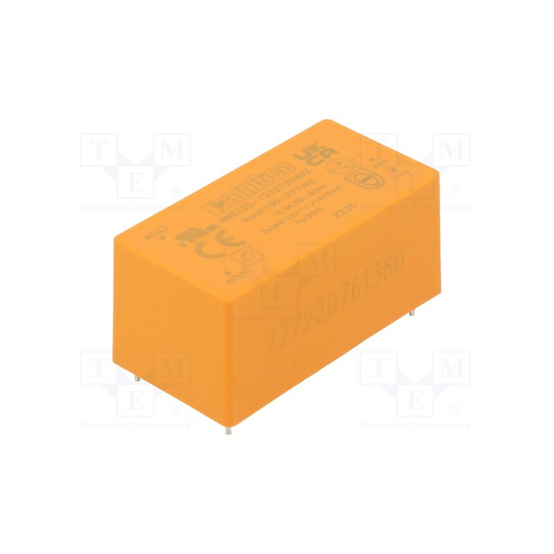 1 pcs x AIMTEC - AMEL20-12S277HAVZ - Converter: AC/DC, 20W, 85÷305VAC, Usup: 100÷430VDC, Uout: 12VDC