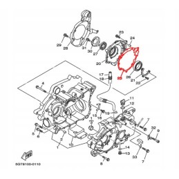 Clutch cover gasket yamaha yfm 600 grizzly