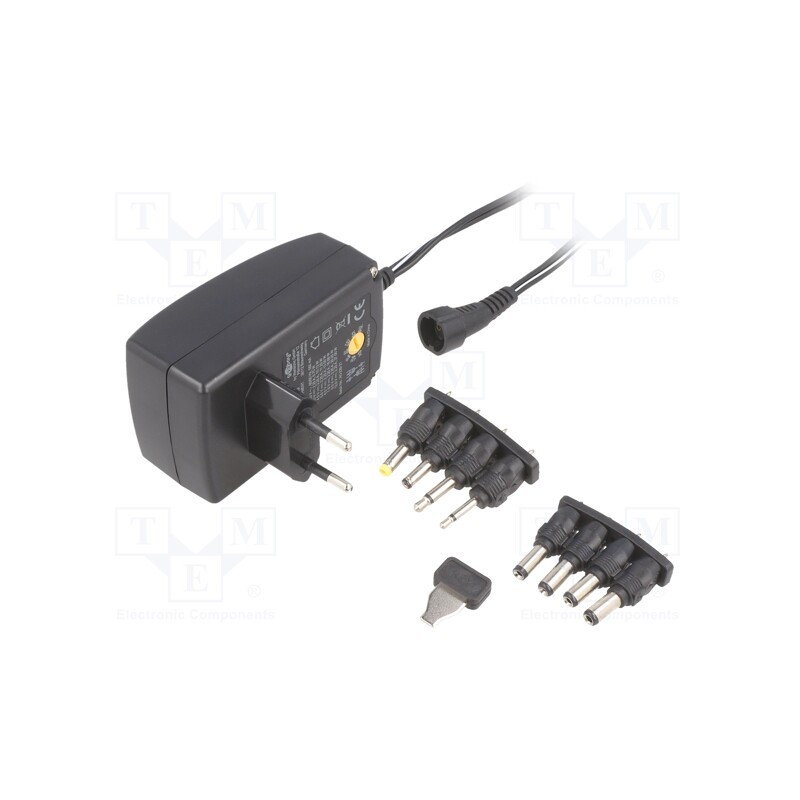 1 pcs x Goobay - 53998 - Power supply: switched-mode, universal,plug, 3VDC,, 2.25A