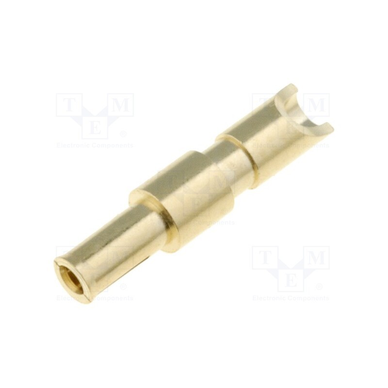10 pcs x BULGIN - 13686/1/AU - Contact, QX362, female, Plating: gold-plated, PX0412, soldering