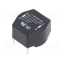 1 pcs x SCHAFFNER - RN114-4-02-1M5 - Inductor: wire with current compensation, THT, 1.5mH, 4A, 34mΩ