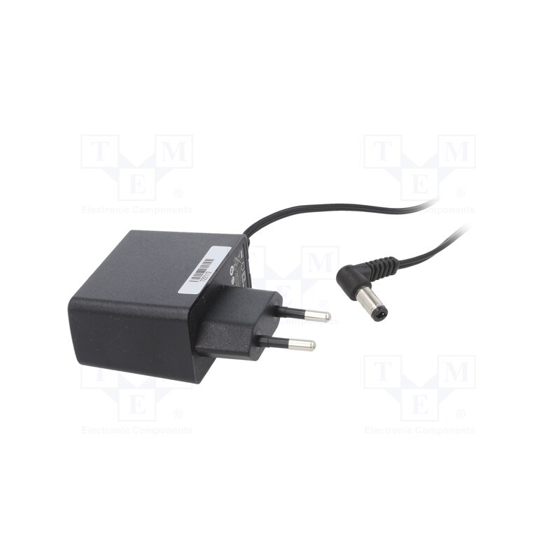 1 pcs x POS - POSC12125A-25L - Power supply: switched-mode, plug, 12VDC, 1.25A, 15W, Plug: EU, POSC