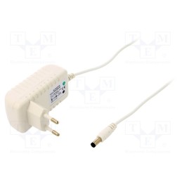 1 pcs x POS - POSB12100A-WH - Power supply: switched-mode, plug, 12VDC, 1A, 12W, Plug: EU, 81.71%