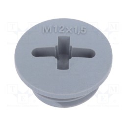 1 pcs x LAPP - 52006109 - Stopper, M12, 1.5, IP68, polyamide, dark grey, SKINDICHT®, 6mm