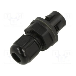 1 pcs x LAPP - 53112929 - Cable gland, IP68, polyamide, black, push-in, Ømount.hole: 12.3mm