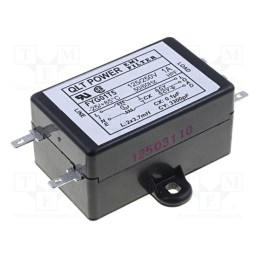 1 pcs x QLT POWER - FYG01T5 - Filter: anti-interference, 250VAC, Cx: 100nF, Cy: 3.3nF, 3.7mH