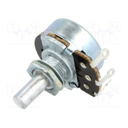 1 pcs x TELPOD - PR-246 22K A 20P1 - Potentiometer: shaft, single turn, 22kΩ, 500mW, ±20%, soldered, 6mm