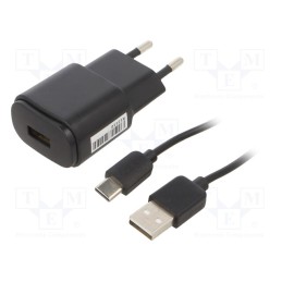 1 pcs x POS - POS05200A-USB-C - Power supply: switched-mode, plug, 5VDC, 2A, 10W, Plug: EU, 79.11%