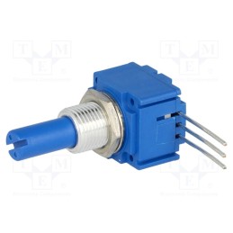 1 pcs x BOURNS - 91A1A-B28-D15L - Potentiometer: shaft, single turn, 10kΩ, ±20%, 1W, logarithmic