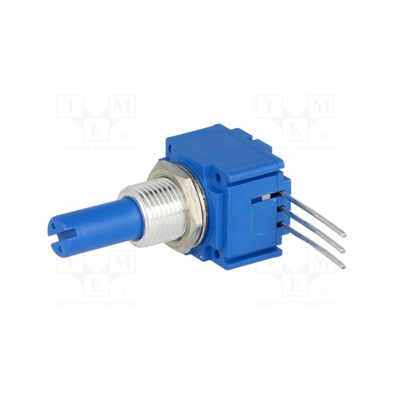1 pcs x BOURNS - 91A1A-B28-D15L - Potentiometer: shaft, single turn, 10kΩ, ±20%, 1W, logarithmic
