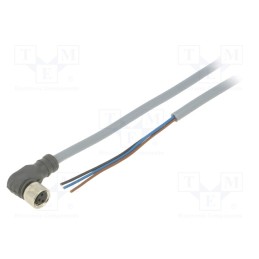 1 pcs x CARLO GAVAZZI - CONE53NF-A2 - Connection lead, PIN: 3, angled, 2m, M8, 60VAC, 4A, Cores: 3, PVC, IP67