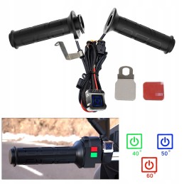 Universal heated grips for motorcycle thumb quad atv 12v 22mm