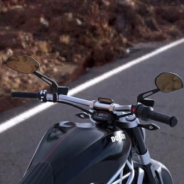 Universal heated grips for motorcycle thumb quad atv 12v 22mm