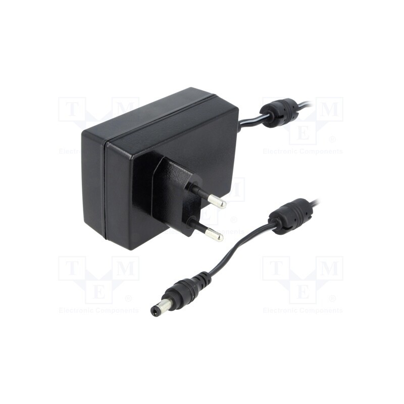 1 pcs x MEAN WELL - GST36E48-P1J - Power supply: switched-mode, plug, 48VDC, 0.75A, 36W, Plug: EU, 90%