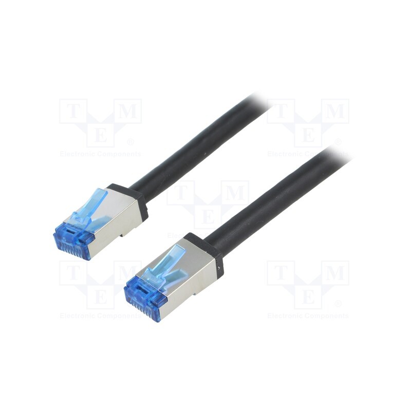 1 pcs x LOGILINK - CQ7053S - Patch cord, S/FTP, 6a, stranded, Cu, PE, black, 2m, 26AWG