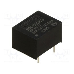1 pcs x RECOM - RN-0505S - Converter: DC/DC, 1.25W, Uin: 4.5÷5.5V, Uout: 5VDC, Iout: 250mA, DIP8
