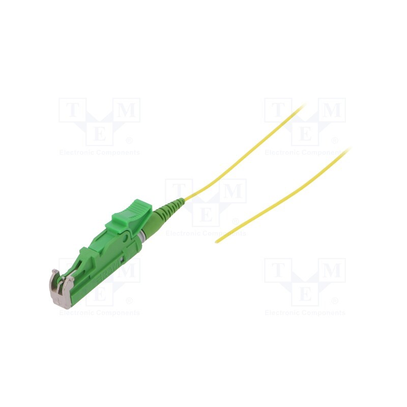 1 pcs x FIBRAIN - G-E2A-XX-S-001.0-P9-D-09-Y - Optic fiber pigtail, E2/APC, 1m, Optical fiber: 900um, yellow