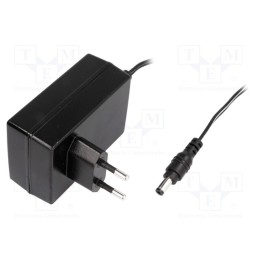 1 pcs x MEAN WELL - GST36E05-P1J - Power supply: switched-mode, plug, 5VDC, 4.3A, 21.5W, Plug: EU, 82%
