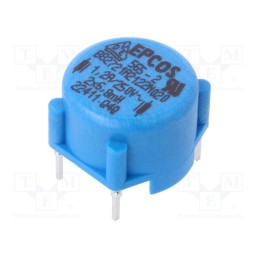 1 pcs x EPCOS - B82721A2122N020 - Inductor: common mode, THT, 6.8mH, 1.2A, 280mΩ, ±30%, horizontal