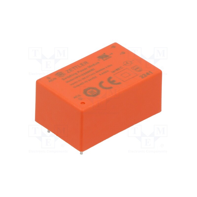 1 pcs x ZETTLER - HP01S2400WI - Converter: AC/DC, 1W, 85÷305VAC, Usup: 100÷430VDC, Uout: 24VDC, 77%