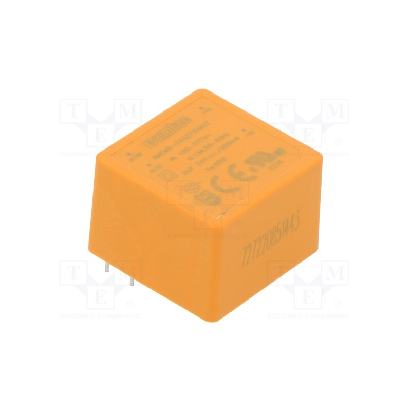 1 pcs x AIMTEC - AMEM5-24S277HAVZ - Converter: AC/DC, 5W, 85÷305VAC, Usup: 100÷430VDC, Uout: 24VDC, PCB