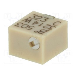 1 pcs x BOURNS - 3214W-1-503E - Potentiometer: mounting, vertical,multiturn, 50kΩ, 250mW, SMD