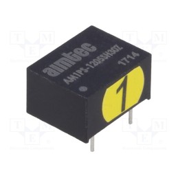1 pcs x AIMTEC - AM1PS-1205SH30Z - Converter: DC/DC, 1W, Uin: 10.8÷13.2V, Uout: 5VDC, Iout: 200mA, DIP8