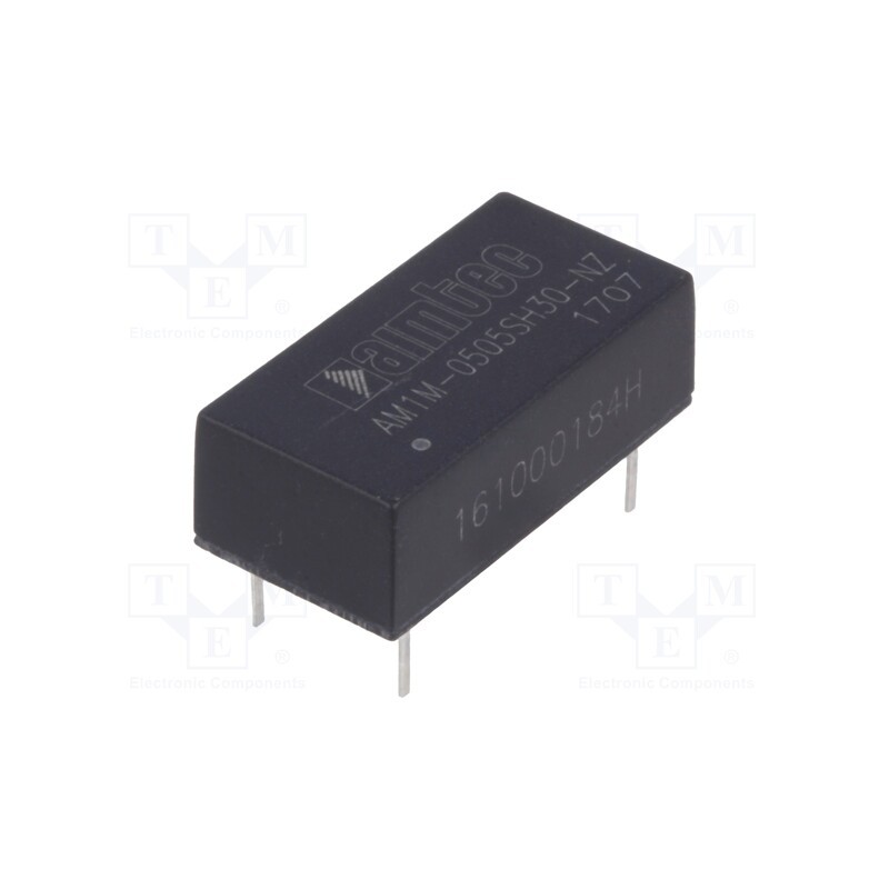 1 pcs x AIMTEC - AM1M-0505SH30-NZ - Converter: DC/DC, 1W, Uin: 4.5÷5.5V, Uout: 5VDC, Iout: 200mA, DIP14