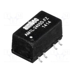 1 pcs x AIMTEC - AM1L-2405D-FZ - Converter: DC/DC, 1W, Uin: 21.6÷26.4V, Uout: 5VDC, Uout2: -5VDC, SMD