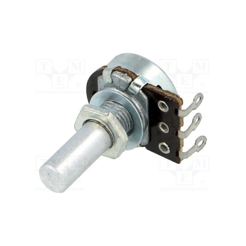 1 pcs x TELPOD - PR167 10K A 20P1 - Potentiometer: shaft, single turn, 10kΩ, 100mW, ±20%, 6mm, mono