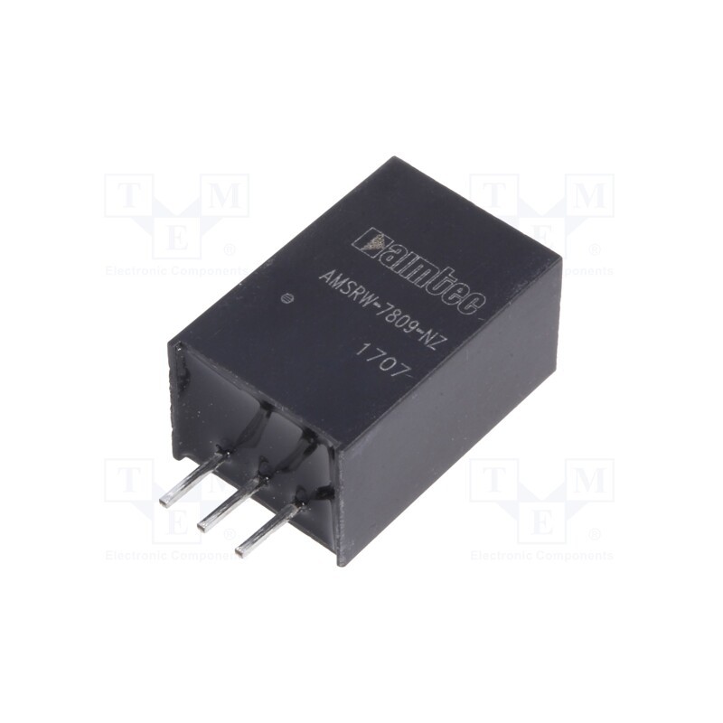 1 pcs x AIMTEC - AMSRW-7809-NZ - Converter: DC/DC, 4.5W, Uin: 14÷72V, Uout: 9VDC, Iout: 500mA, SIP3