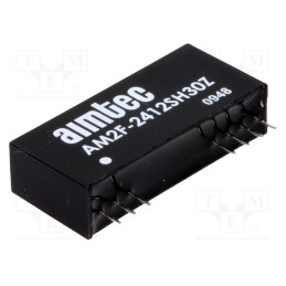 1 pcs x AIMTEC - AM2F-2412SH30Z - Converter: DC/DC, 2W, Uin: 21.6÷26.4V, Uout: 12VDC, Iout: 167mA