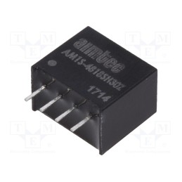 1 pcs x AIMTEC - AM1S-4818SH30Z - Converter: DC/DC, 1W, Uin: 43.2÷52.8V, Uout: 18VDC, Iout: 56mA, SIP4