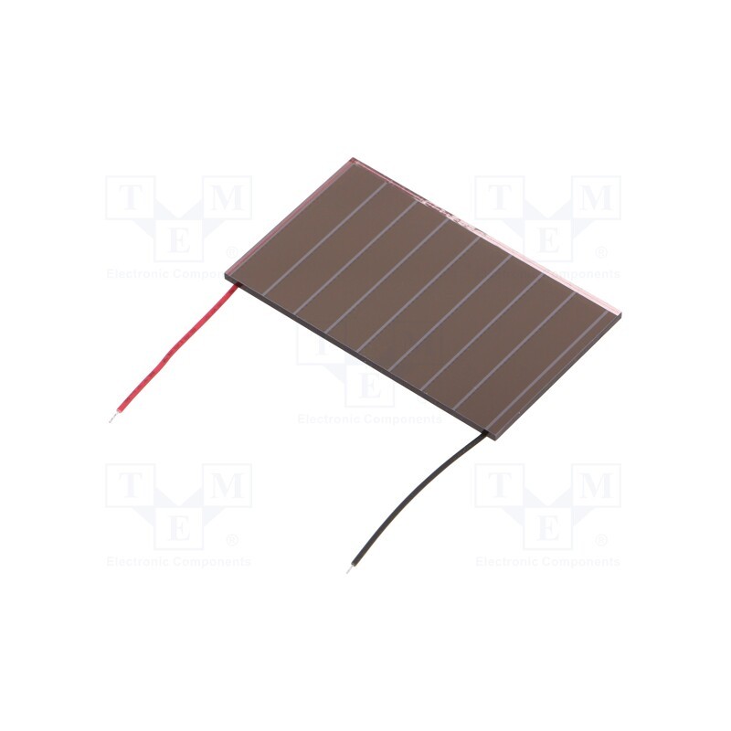 1 pcs x PANASONIC - AM-1820CA -AS - Photovoltaic cell, 43x26x1.1mm, 39.9uW, 13.3uA, 4.9V, 3VDC, 3.1g