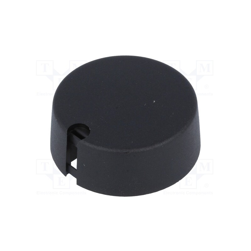1 pcs x OKW - A1040069 - Knob, with pointer, plastic, Øshaft: 6mm, Ø40x16mm, black, A10