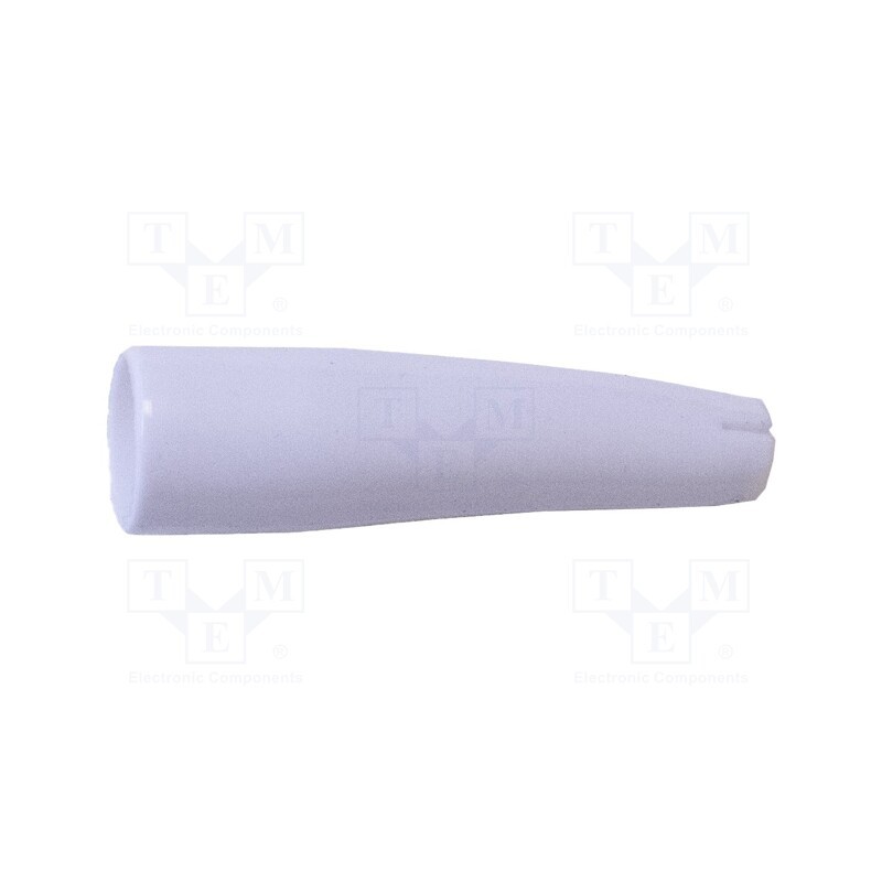 2 pcs x MUELLER ELECTRIC - BU-72-9 - Insulator, 3kV, white, PVC, 46mm, BU-70