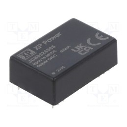 1 pcs x XP POWER - JCB0324S05 - Converter: DC/DC, 3W, Uin: 18÷36V, Uout: 5VDC, Iout: 600mA, 400kHz