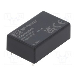 1 pcs x XP POWER - JCB0312S05 - Converter: DC/DC, 3W, Uin: 9÷18V, Uout: 5VDC, Iout: 600mA, 400kHz