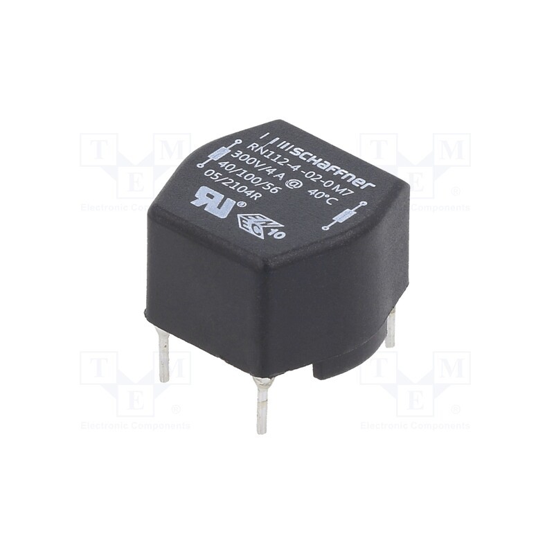 1 pcs x SCHAFFNER - RN112-4-02-0M7 - Inductor: wire with current compensation, THT, 700uH, 4A, 24mΩ
