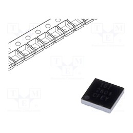 1 pcs x TEXAS INSTRUMENTS - DRV2604YZFR - IC: driver, haptic motor controller, I2C,PWM, DSBGA9, 5.5V, Ch: 1