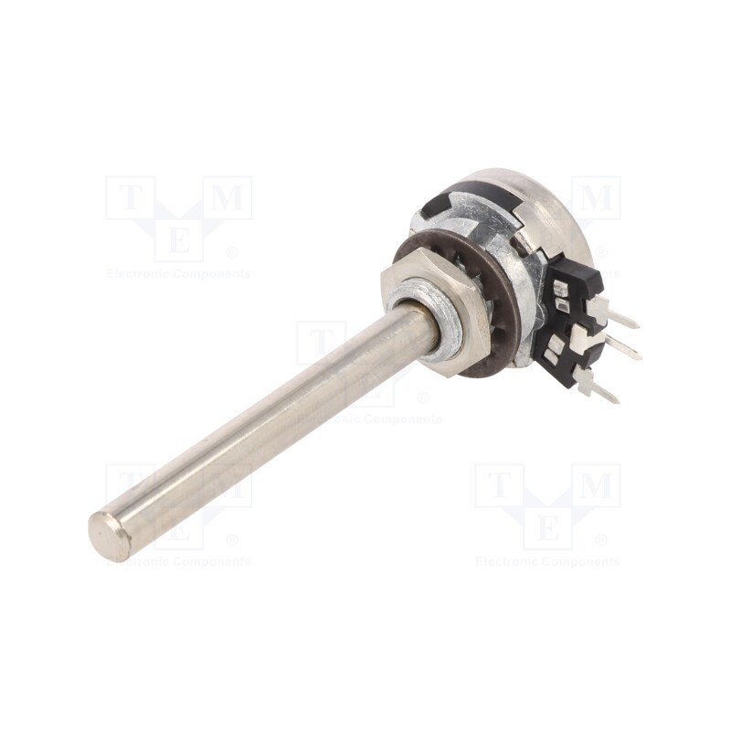 1 pcs x PIHER - T-21AHM0607102A2020 - Potentiometer: shaft, single turn, 1kΩ, 200mW, THT, 6mm, metal, mono