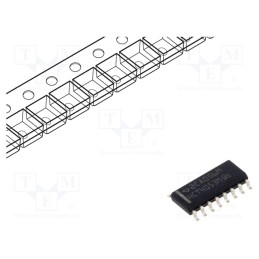 1 pcs x TEXAS INSTRUMENTS - CD74HCT4053M96 - IC: digital, demultiplexer,multiplexer, SMD, SOIC16, 4.5÷5.5VDC