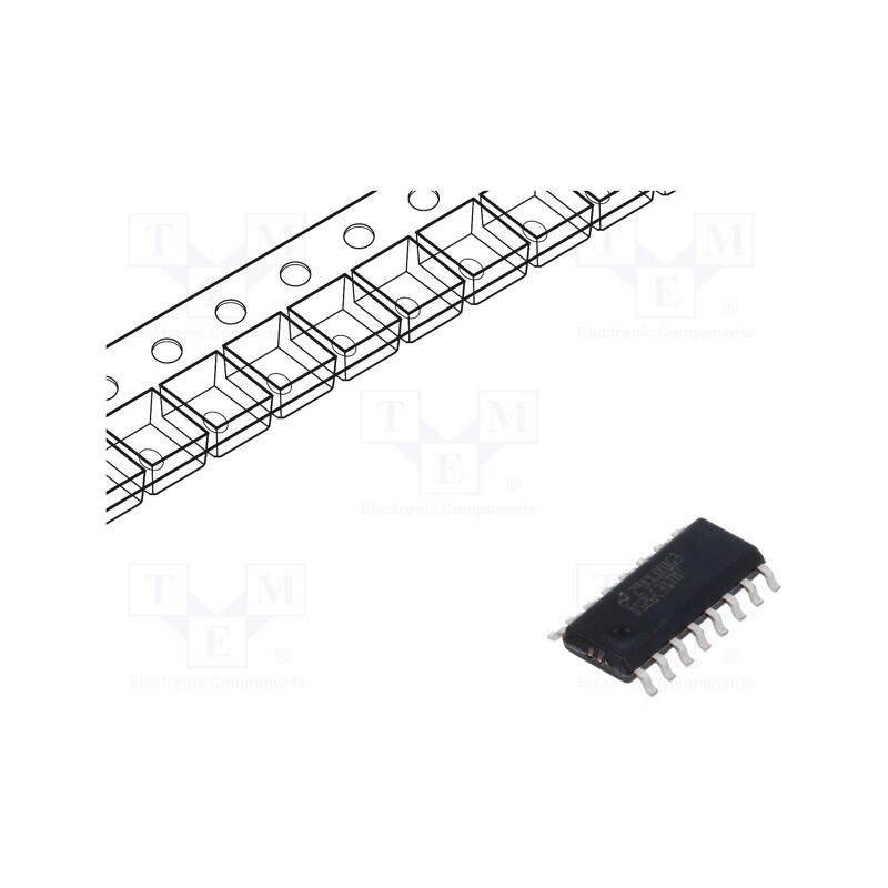 1 pcs x TEXAS INSTRUMENTS - DS26C31TMX/NOPB - IC: interface, line driver, half duplex,RS422, 30000kbps, SOIC16