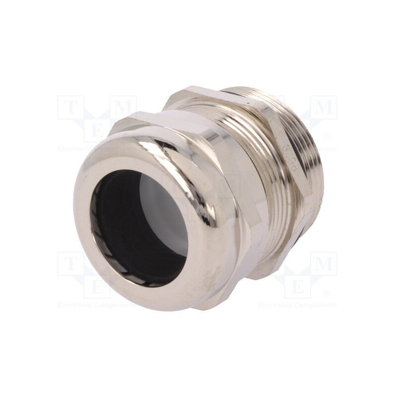 1 pcs x BM GROUP - 2529 - Cable gland, PG29, IP68, brass, Body plating: nickel