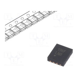 1 pcs x TEXAS INSTRUMENTS - LP3982ILDX-1.8/NOPB - IC: voltage regulator, LDO,fixed, 1.8V, 300mA, WSON8, SMD, -40÷85°C